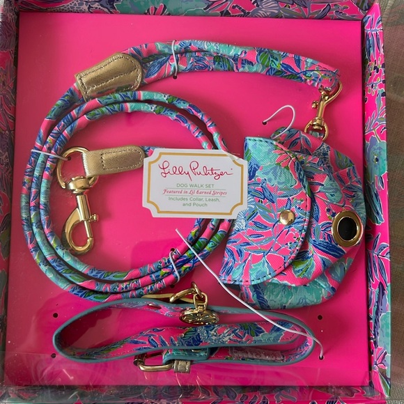 Lilly Pulitzer Other - Lilly Pulitzer dog walk set
